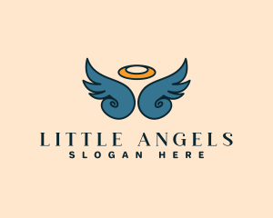 Guardian Angel Wings logo design