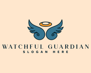 Guardian Angel Wings logo design