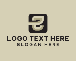 Social Media - Media Company Letter E logo design
