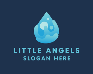 Cleaning Liquid Droplet  logo