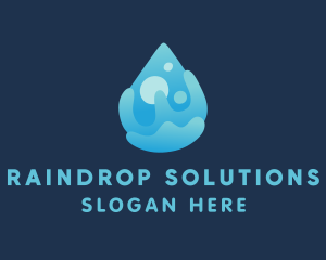 Cleaning Liquid Droplet  logo