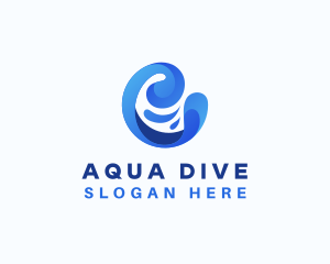 Sea Wave Resort logo design