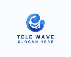 Sea Wave Resort logo design