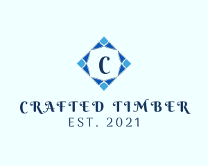 Decorative Diamond Tile logo design