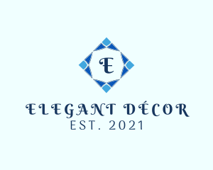 Decorative Diamond Tile logo design