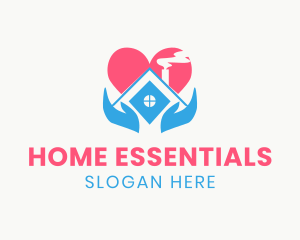 Shelter House Heart logo design