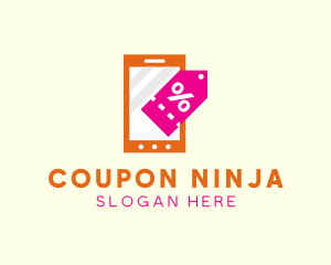 Mobile Shopping Discount Tag logo