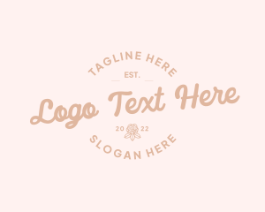 Feminine Retro Fashion logo