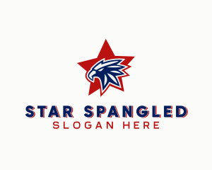 Star American Eagle logo design