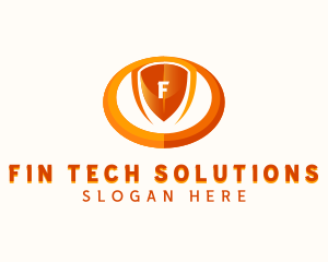 Cybersecurity Tech Shield logo design