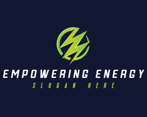 Bolt Power Voltage logo design