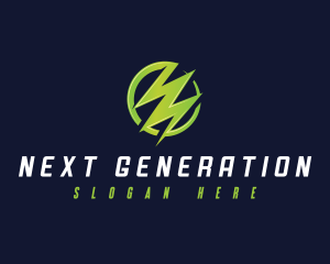 Bolt Power Voltage logo design
