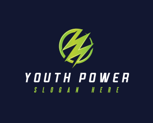 Bolt Power Voltage logo design