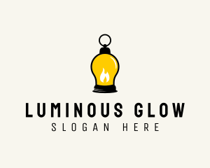 Gas Lamp Light Bulb Illumination logo