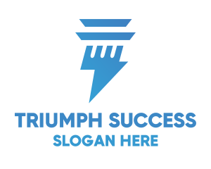 Thunder Pillar logo design