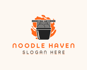 Ramen Noodle Culinary logo design