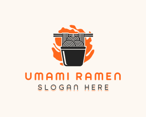 Ramen Noodle Culinary logo design