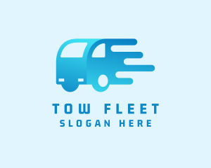 Haulage Transport Truck logo design