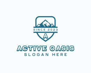 Mountain Climbing Adventure logo design