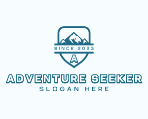 Mountain Climbing Adventure logo design