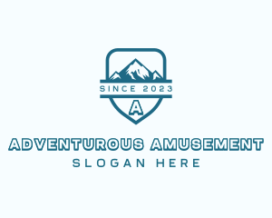 Mountain Climbing Adventure logo design