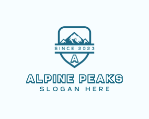 Mountain Climbing Adventure logo design