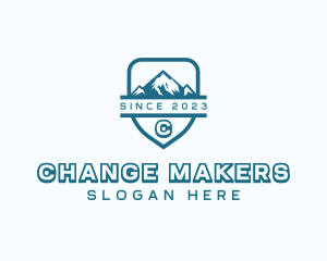 Mountain Climbing Adventure logo design