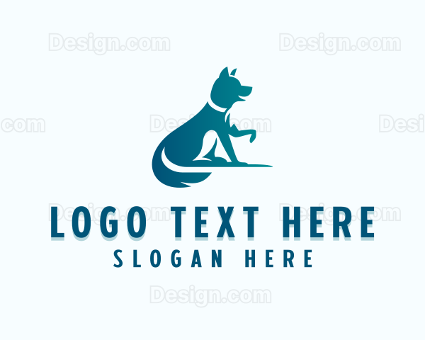 Pet Dog Veterinary Logo