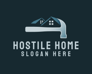  Home Improvement Hammer logo design