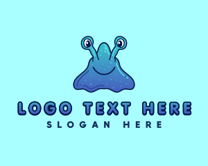 Slime Monster Creature logo