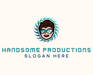 Handsome Guy Sunglasses logo