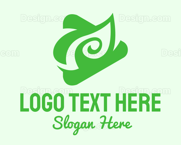 Green Leaf Media Player Logo