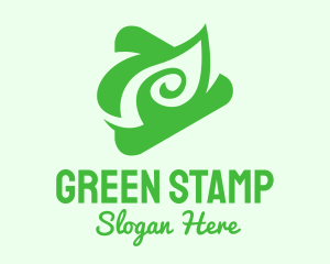 Green Leaf Media Player  logo design