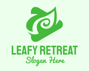 Green Leaf Media Player  logo design