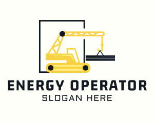 Industrial Construction Crane logo design