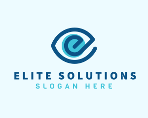 Eye Clinic Letter E Logo