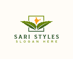 India Neem Leaves logo