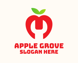 Apple Wrench Tool logo design