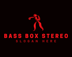 Boxing Athletic Fitness logo design