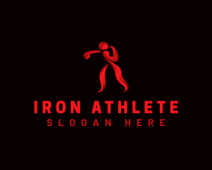 Boxing Athletic Fitness logo design