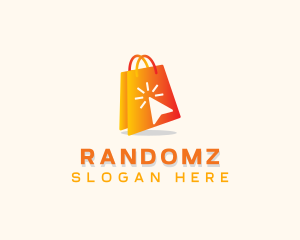 Online Shopping Bag Logo