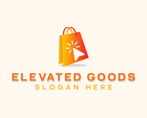 Online Shopping Bag logo design