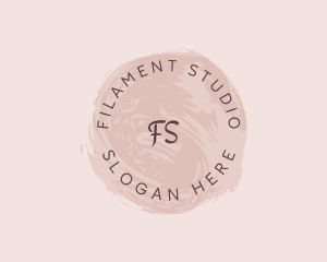 Stylish Watercolor Studio logo design