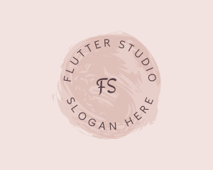 Stylish Watercolor Studio logo design