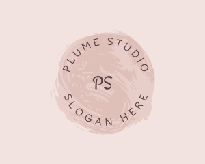 Stylish Watercolor Studio logo design