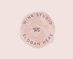 Stylish Watercolor Studio logo design