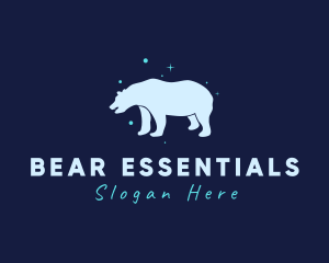 Winter Polar Bear  logo