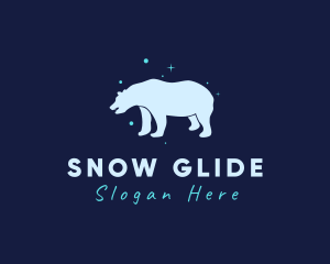 Winter Polar Bear  logo design