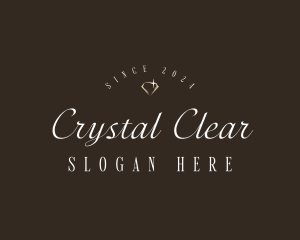 Elegant Gemstone Jewelry logo design