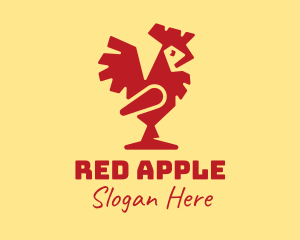Modern Red Rooster logo